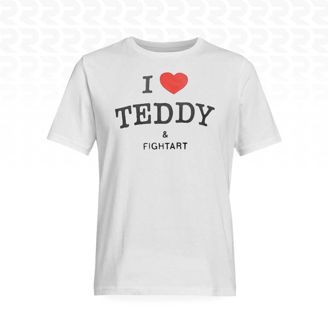 TSHIRT I LOVE TEDDY ADULTE